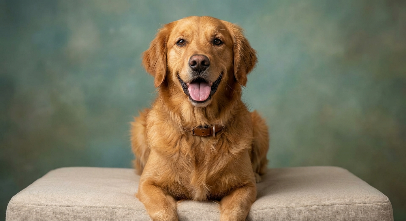 Golden Retriever feliz